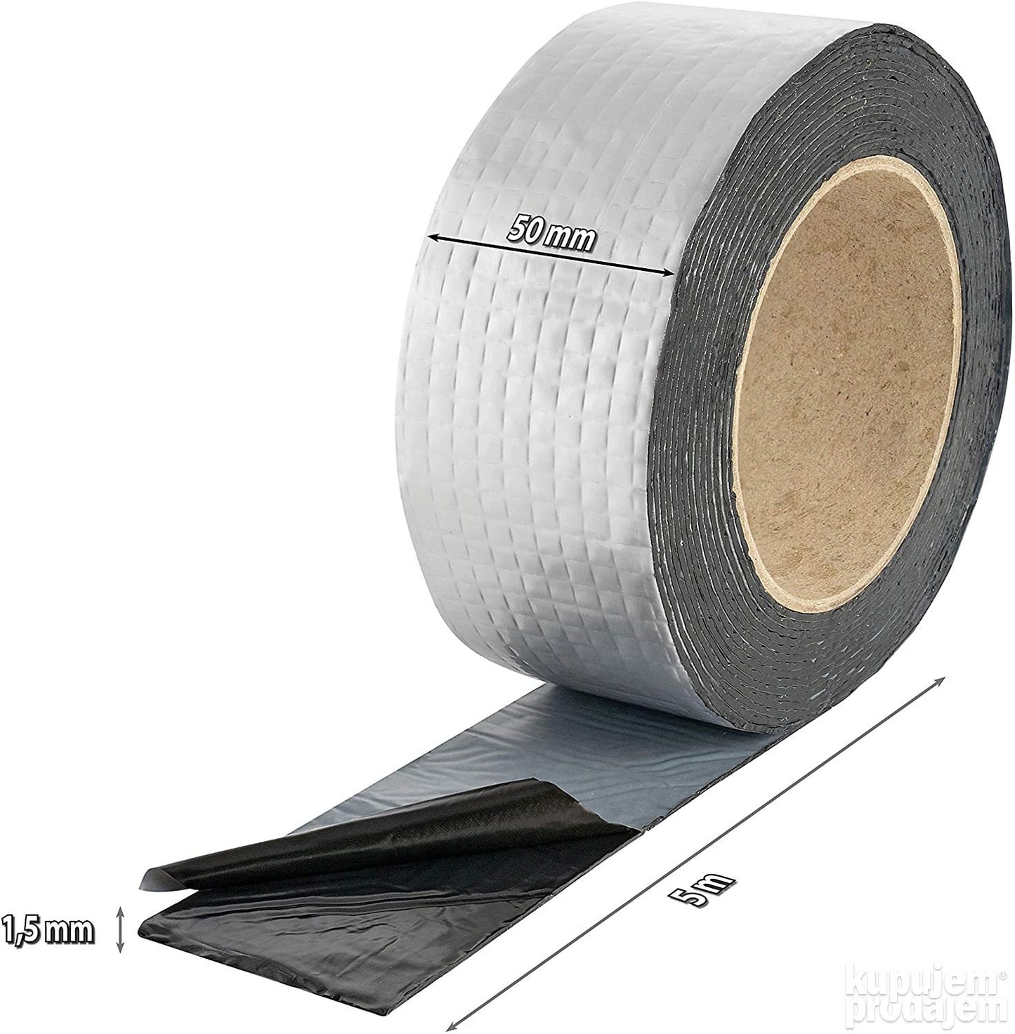 Supersnažna aluminijumska butil traka 5m