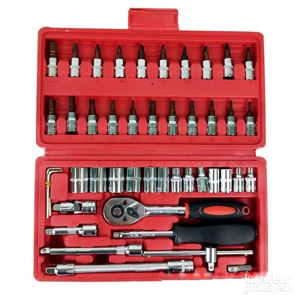 Gedora set imbusa , torexa, srafcigera od 46 delova