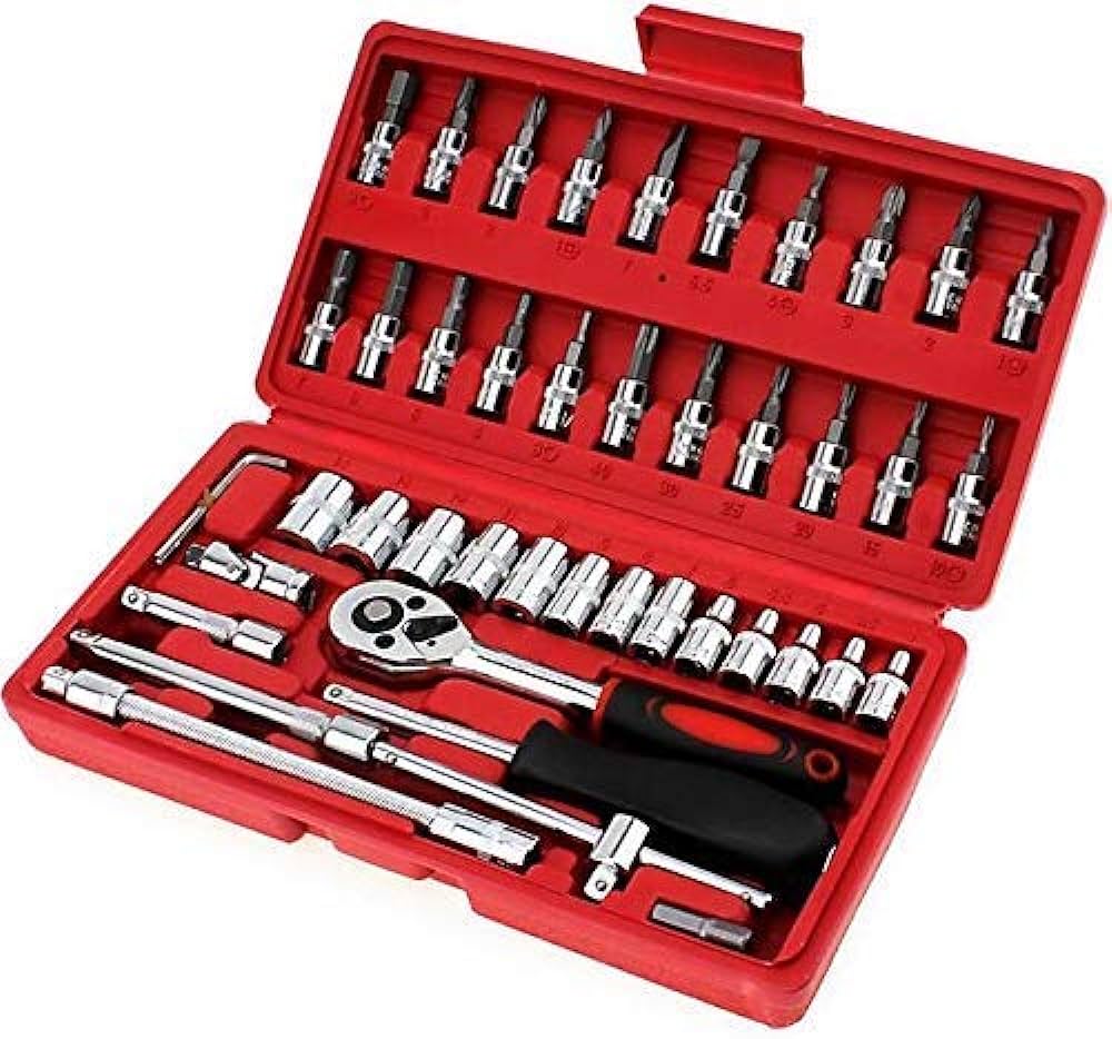 Gedora set imbusa , torexa, srafcigera od 46 delova