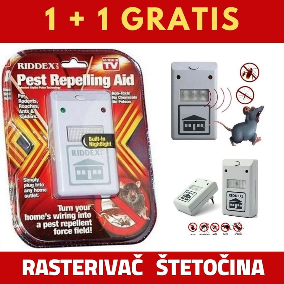 Rasterivač ŠTETOČINA 1+1 GRATIS