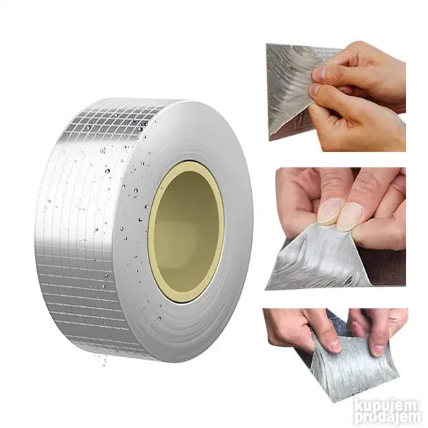 Supersnažna aluminijumska butil traka 5m