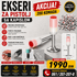 Set od 200 eksera sa kapislom za odgovarajući pištolj za eksere, praktičan potrošni materijal za montažu i pričvršćivanje.