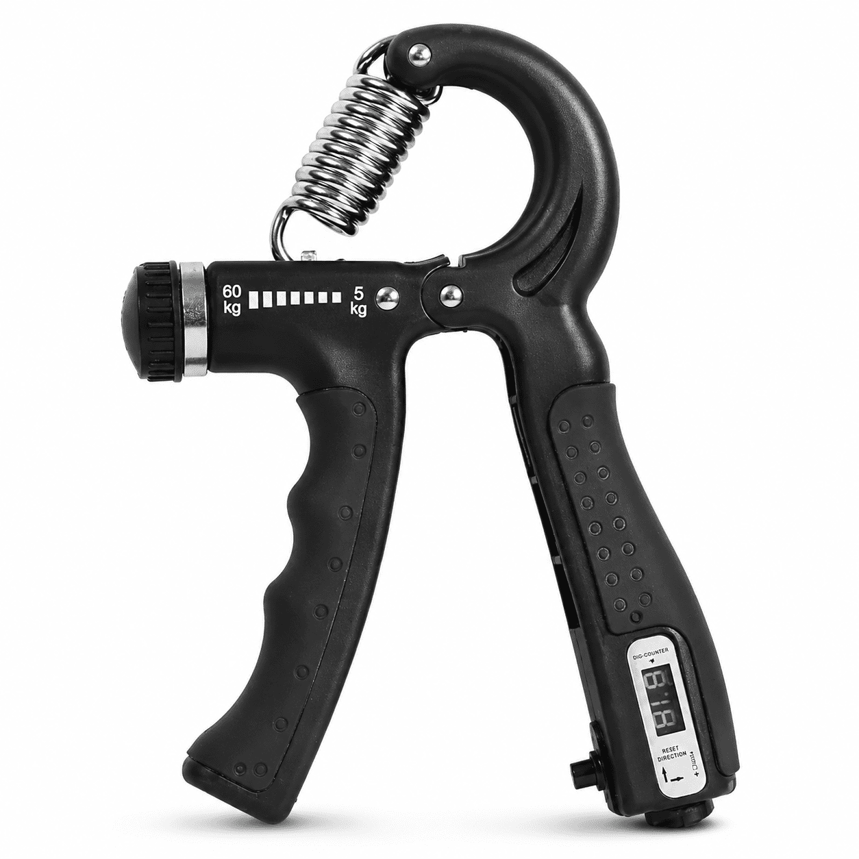 Hand Grip sprava za vežbanje šake sa podesivim nivoom otpora, oprugom i praktičnim brojačem za jednostavno praćenje treninga.