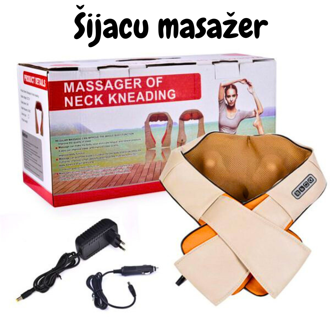 Masažer za vrat šijacu – idealan za kuću, posao i putovanja. Duboka masaža za svakodnevno olakšanje.