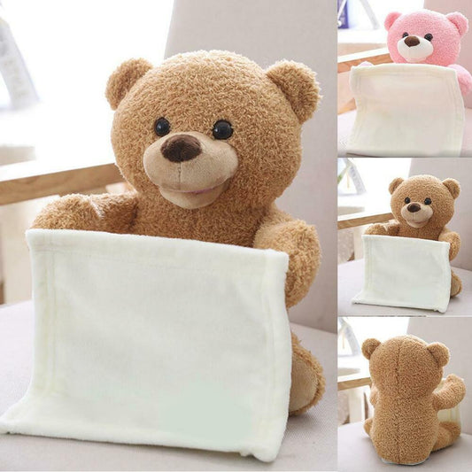 Peekaboo meda – igračka koja priča i igra skrivalice. Razvija motoriku i zabavlja decu satima.