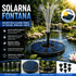 Plutajuća solarna fontana sa više nastavaka za mlaz vode, praktična za ukrasna jezerca, bazene, bašte i dekoraciju dvorišta.