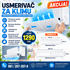 Podesivi usmerivač za klimu za ravnomerno usmeravanje hladnog ili toplog vazduha i smanjenje direktnog duvanja klima uređaja u prostoriji.