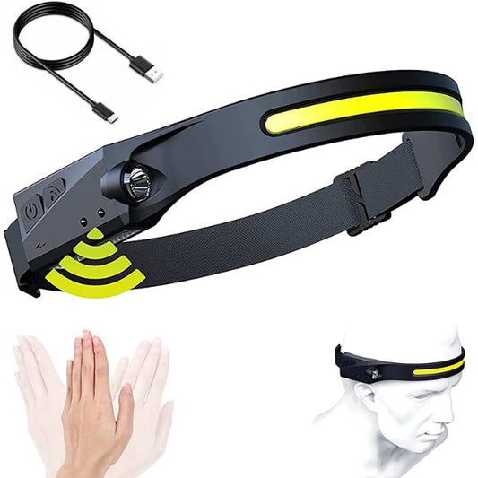 Punjiva LED lampa sa trakom za glavu, snažnim 350 lm osvetljenjem, više režima rada i vodootpornim dizajnom. Idealna za kampovanje i aktivnosti na otvorenom.