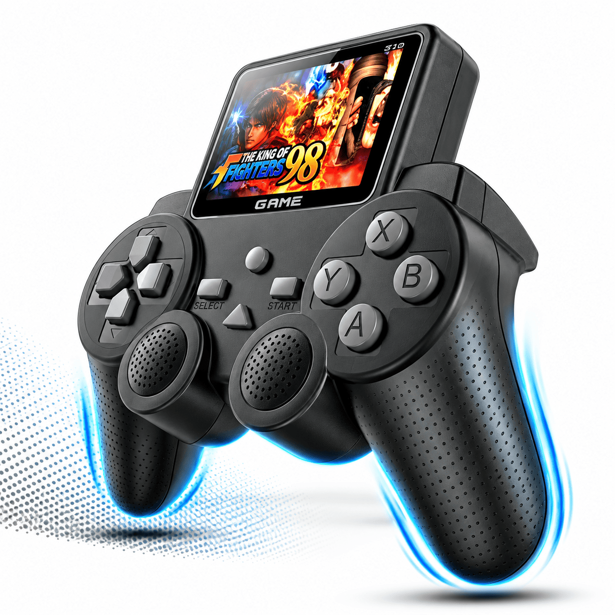Retro gaming konzola S10 sa 520 ugrađenih igrica, punjivom baterijom i kompaktnim dizajnom pogodnim za putovanja.