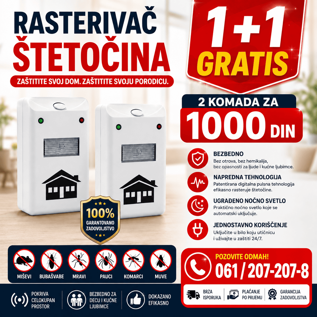 Riddex Plus Rasterivac_stetoina 2 komada