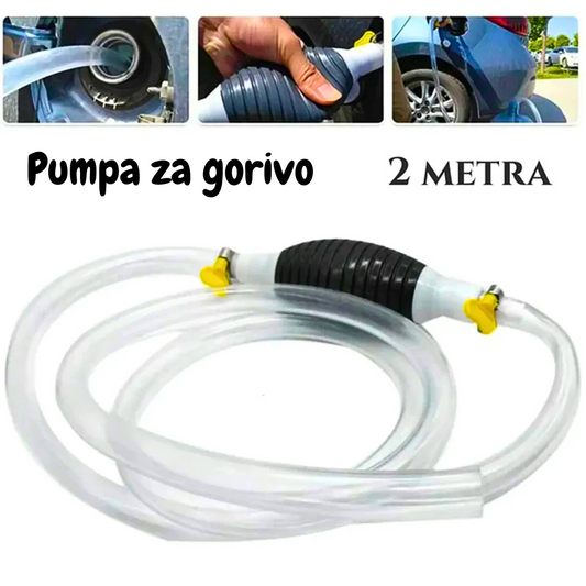 Ručna pumpa za pretakanje tečnosti 2 m – brzo i lako prebacivanje goriva, vode i drugih tečnosti.