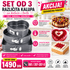 Set od 3 različita kalupa za torte i kolače sa odvojivim obručem, praktičan za pripremu torti, čizkejka, biskvita i drugih poslastica.