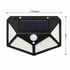 Set od 4 solarne LED lampe sa 100 dioda i senzorom pokreta, namenjen za osvetljenje fasade, stepeništa, dvorišta i drugih spoljnih prostora.