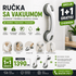 Sigurnosna vakuumska ručka za kupatilo omogućava dodatnu stabilnost i oslonac prilikom ulaska i izlaska iz kade ili tuš kabine.