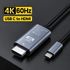Sivi Type-C na HDMI adapter 4K Ultra HD 60Hz Plug and Play za prenos slike sa laptopa ili telefona na TV i monitor.