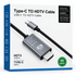USB C na HDMI kabl adapter 4K 60Hz sa HDMI priključkom i Type-C konektorom za povezivanje uređaja sa eksternim ekranom.