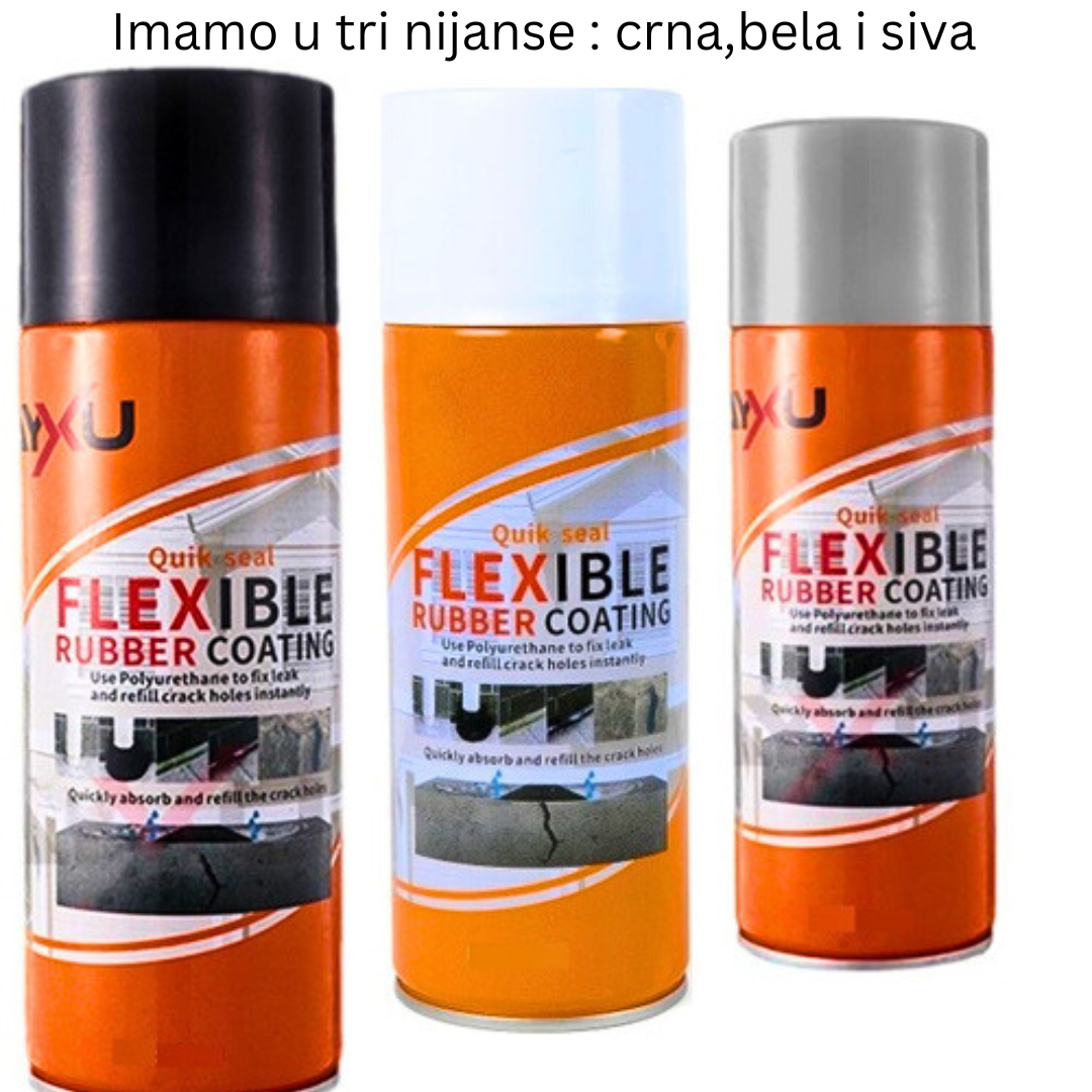 Vodootporna tečna guma u spreju 700ml – idealna za zaštitu od vlage, zaptivanje i popravke.